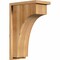 Ekena Millwork Huntington Rough Sawn Corbel w/Backplate, Western Red Cedar, 8"W x 14"D x 22"H COR08X14X22HUN01RWR - alternate 1